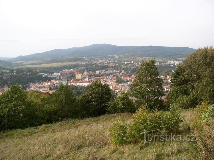 Český Krumlov - από το Křížová hora