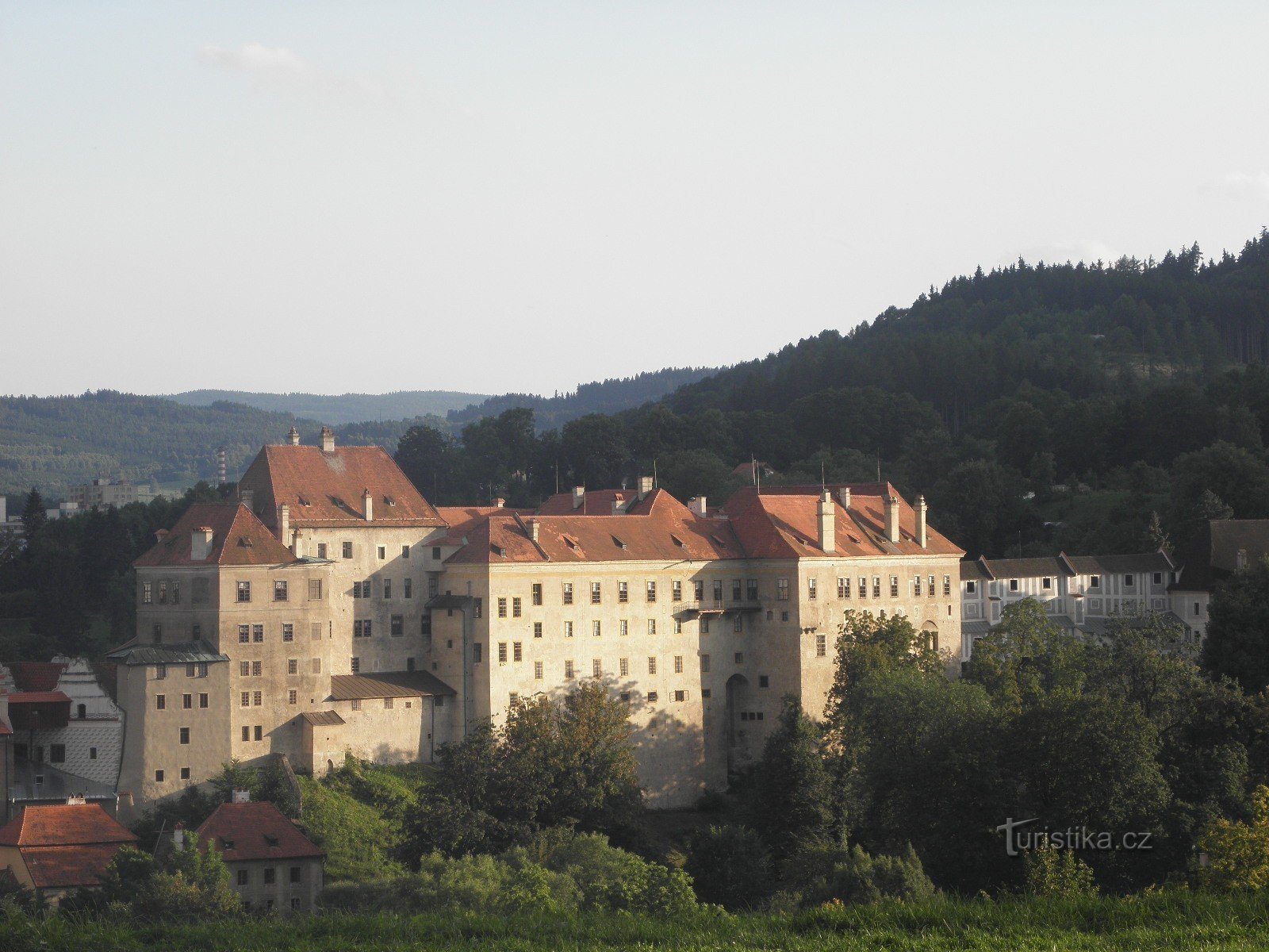 Český Krumlov Vyšehradból (kilátó)