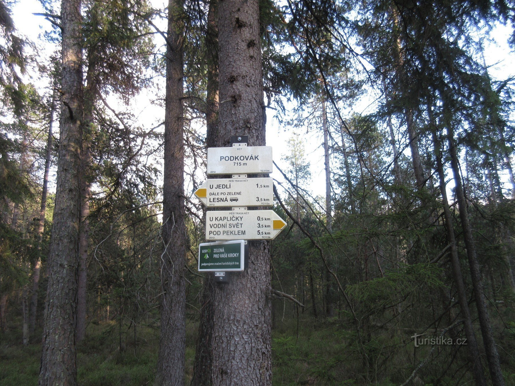 Forêt de Bohême - Sentier didactique de Podkovák