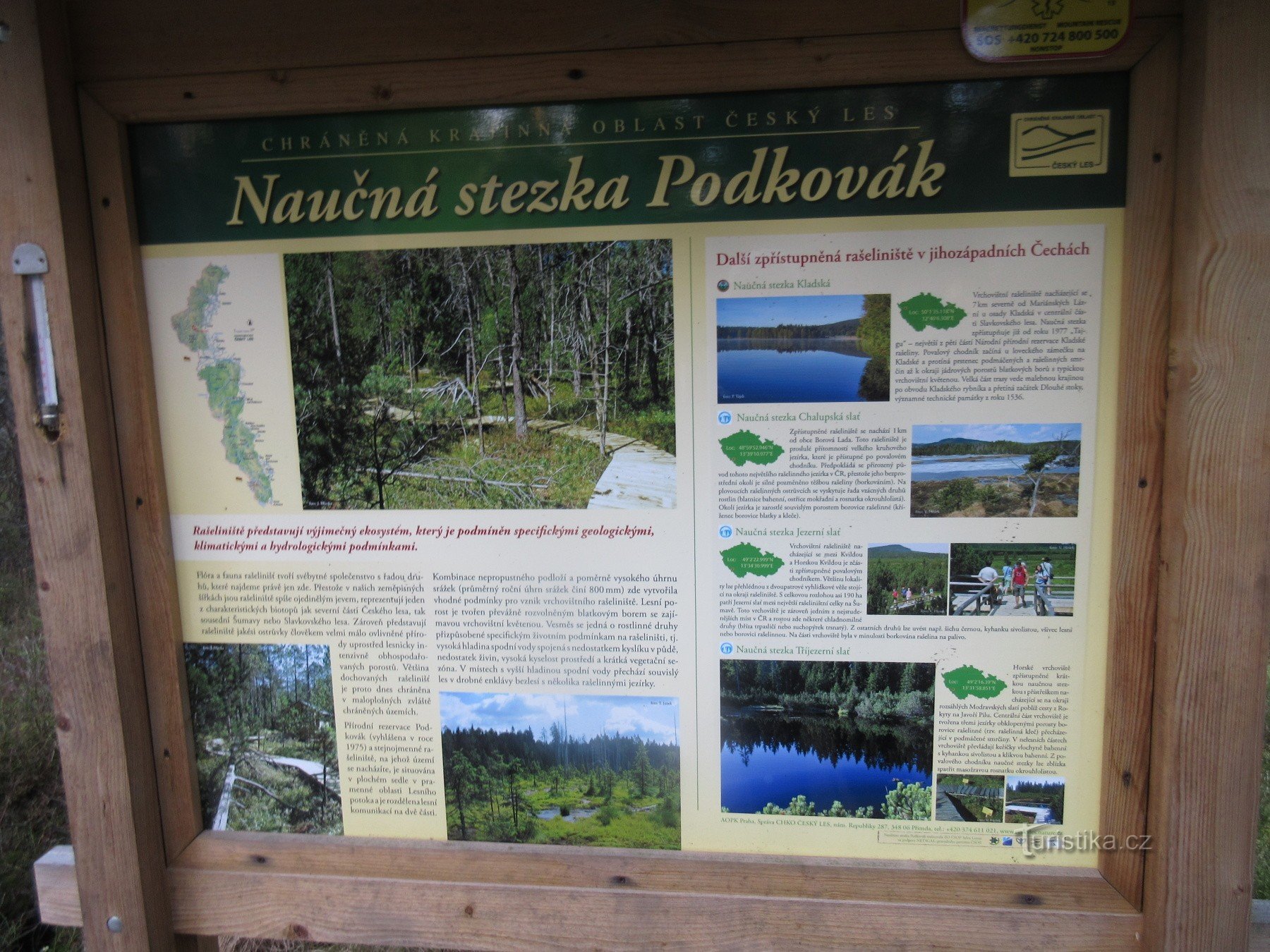 Bohemski gozd - učna pot Podkovák