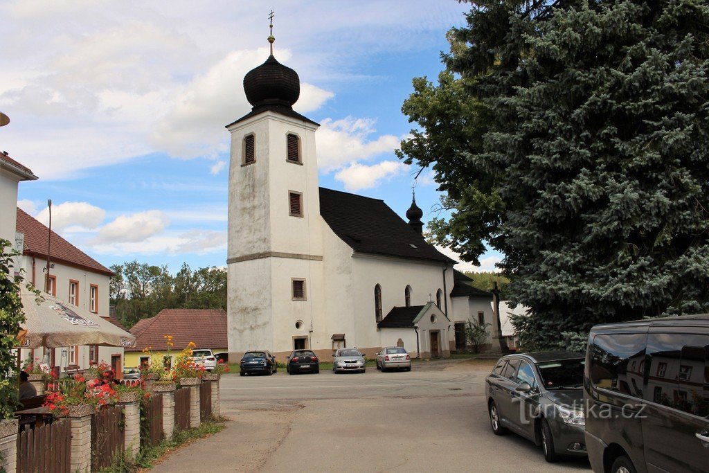 Český Rudolec, Geboortekerk van St. Johannes de Doper