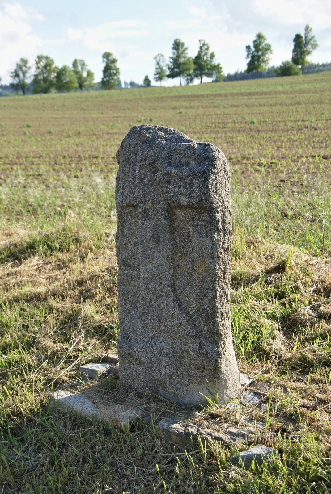 Český Rudolec – croce di pietra