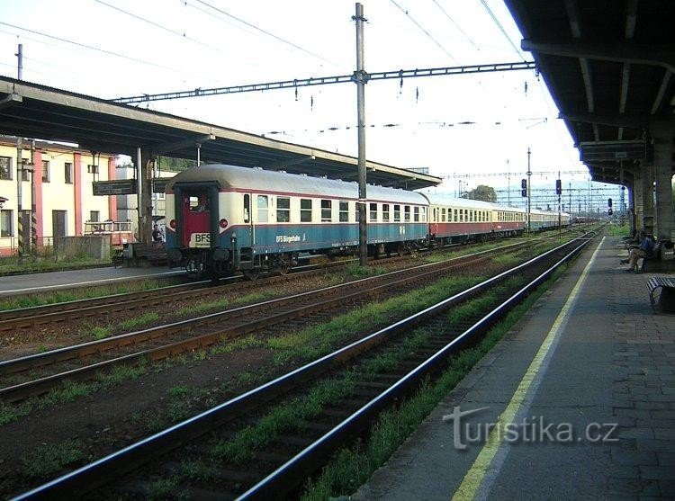 Český Těšín - järnvägsstation: Český Těšín