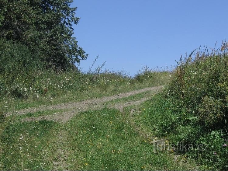 Route: Route vom Wegweiser in Richtung Kaménka