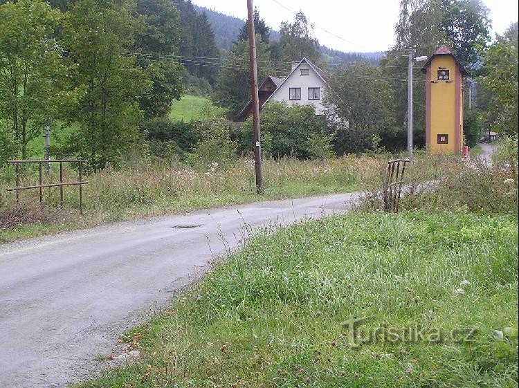 Straße: Straße in Richtung der Grenzstraße