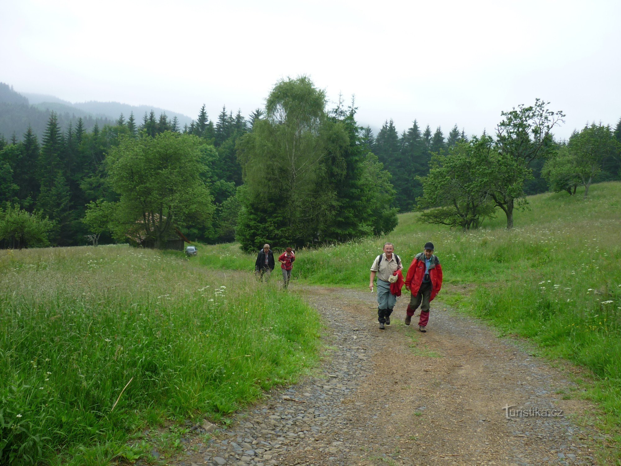 Le chemin de la selle de Gežov