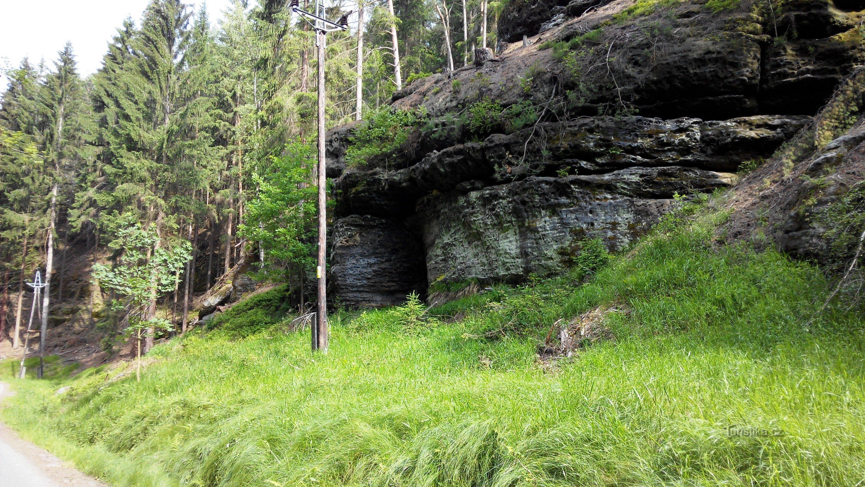 der Weg zur Hütte Na Tokáni