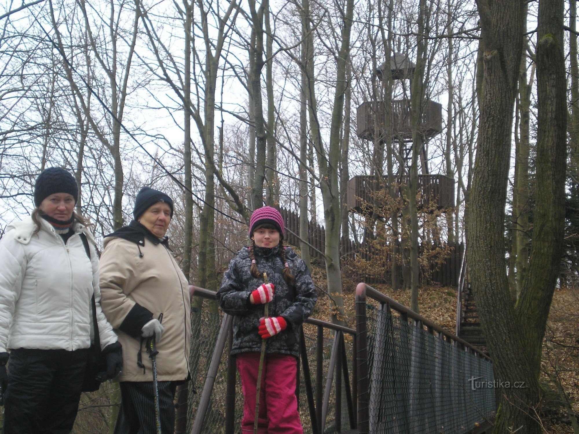 De weg naar de uitkijktoren