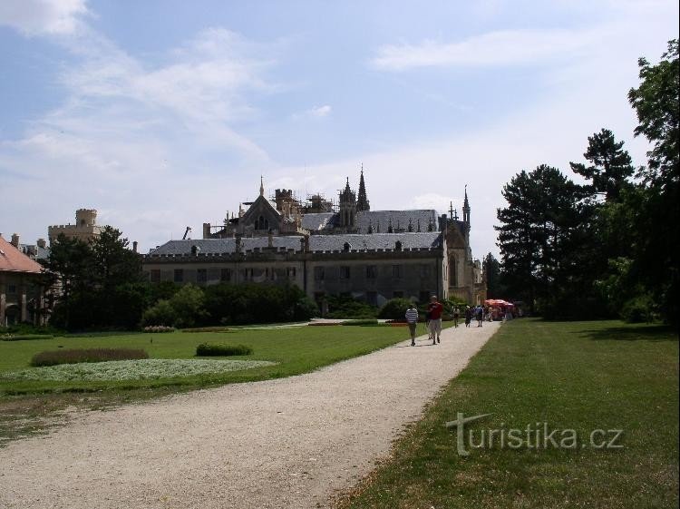 De weg naar het kasteel