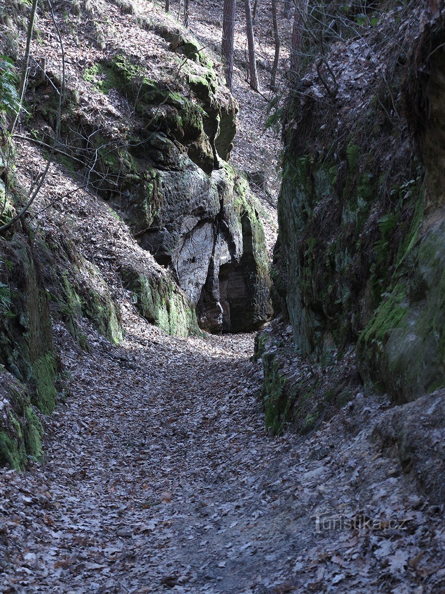 Der Weg zur Felsenkapelle