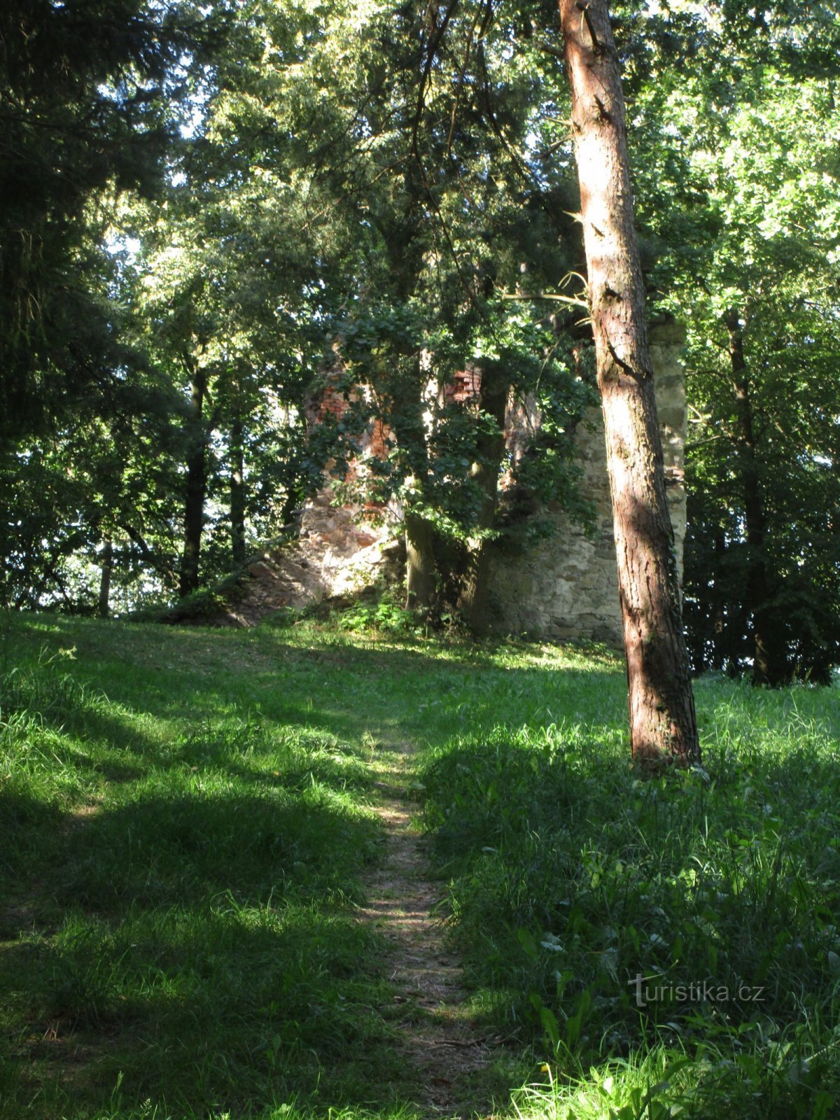 the way to the ruins
