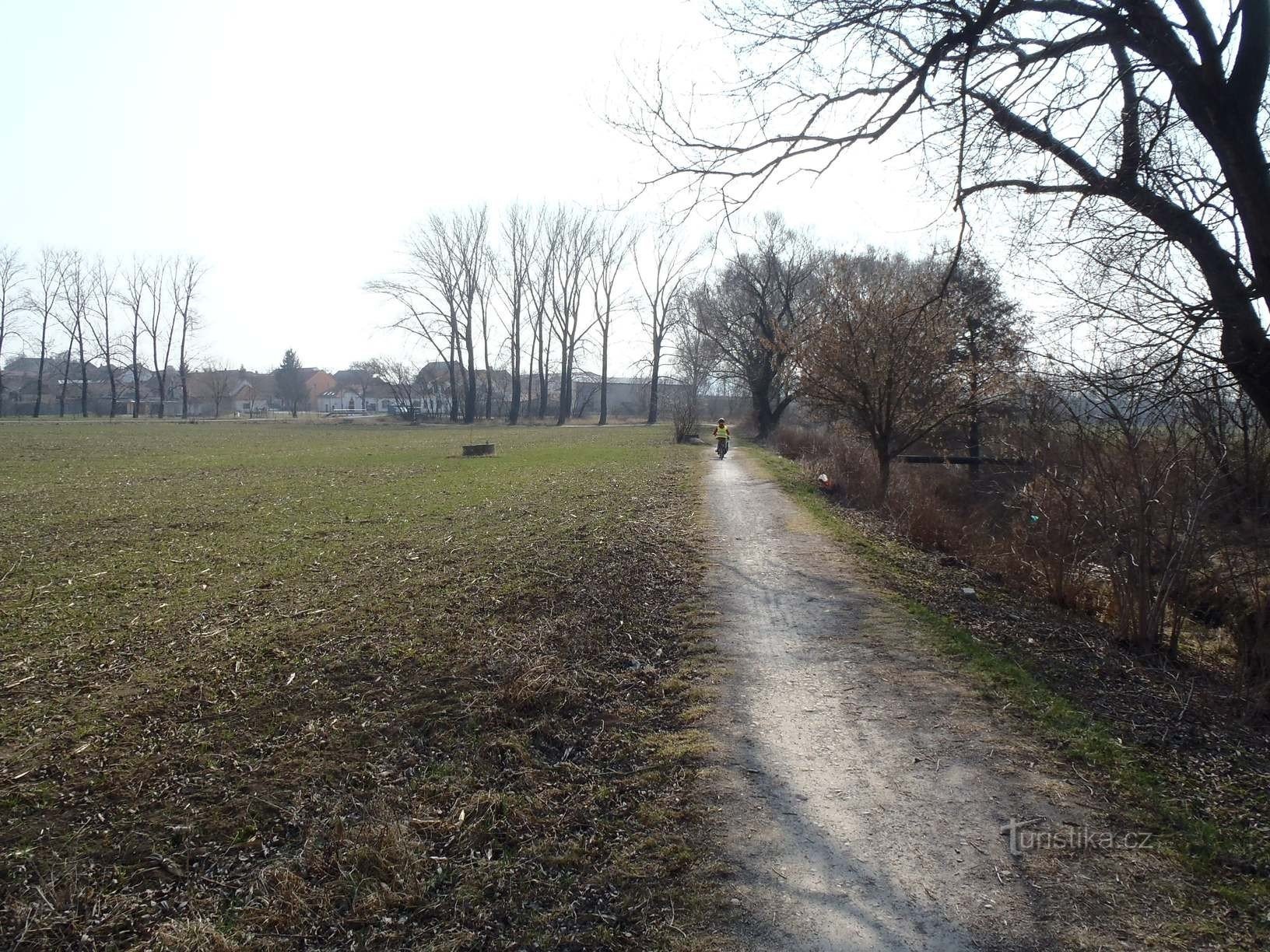 journey around Říčka to Ponětovice - 24.3.2012