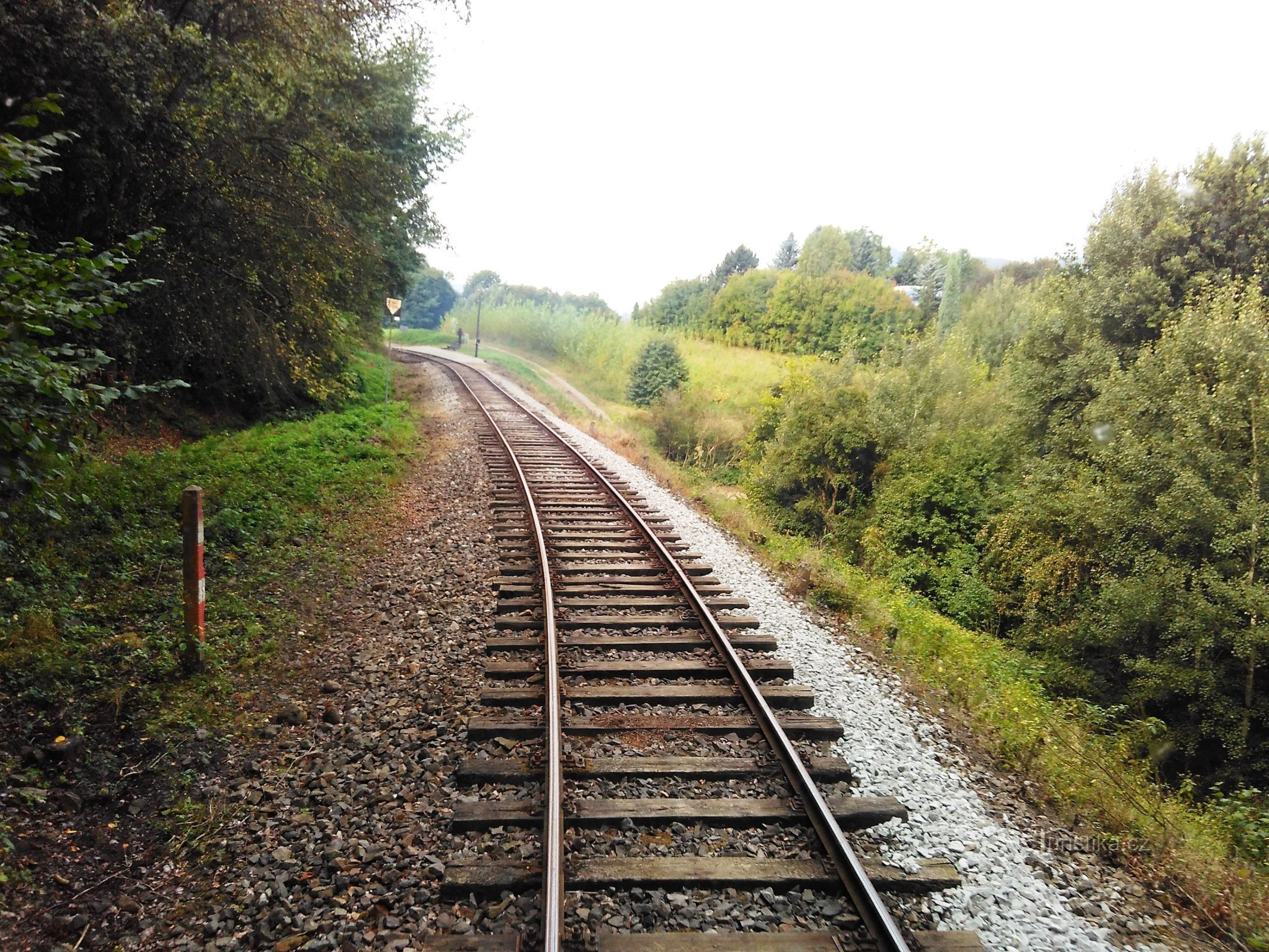 Fahrt mit dem Auto nach Zubrnice