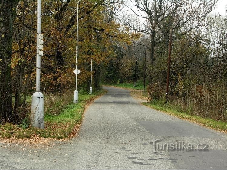 Straße nach Chotebuz