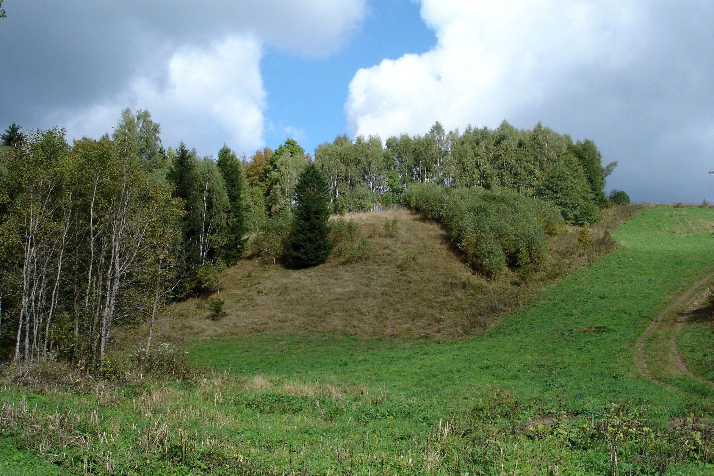 Weg naar Sušina - uitzicht