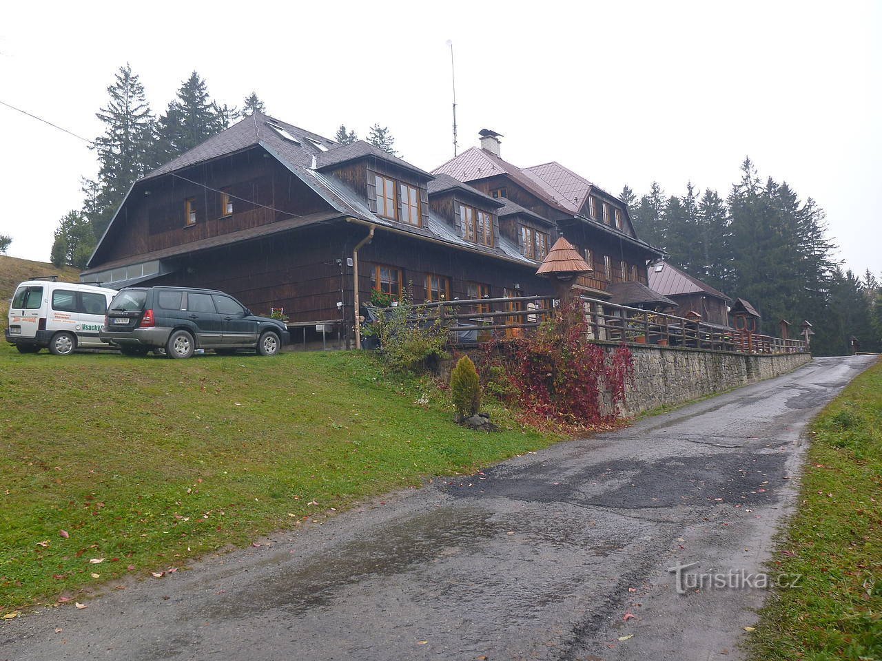 Straße nach Vsacky Cab.