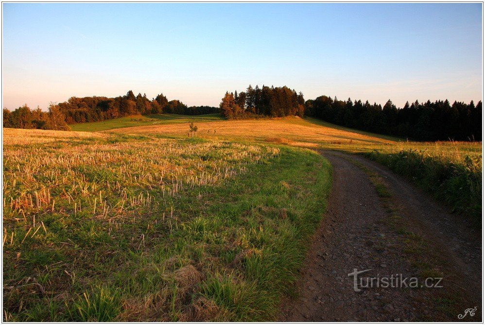 The path from the bench to Košov