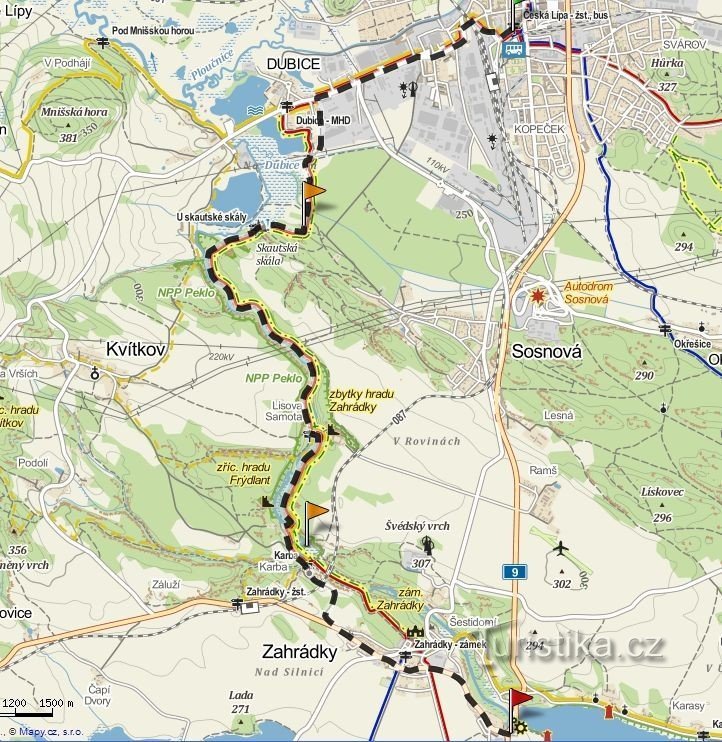 Route à travers l'enfer