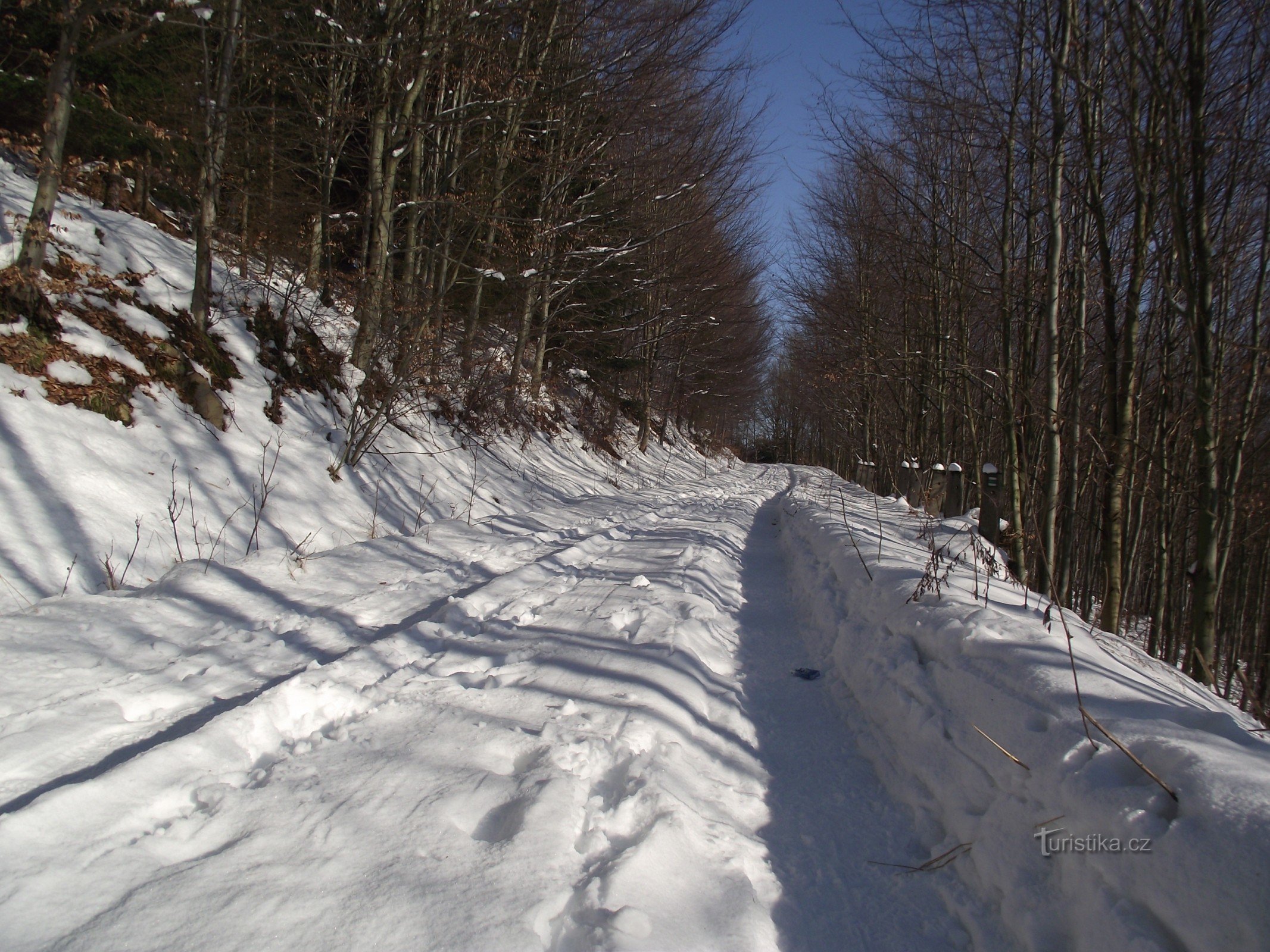 le chemin sous les City Rocks