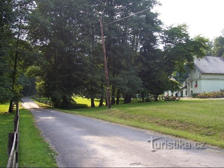 Path: View of the path towards the Seziny Valley