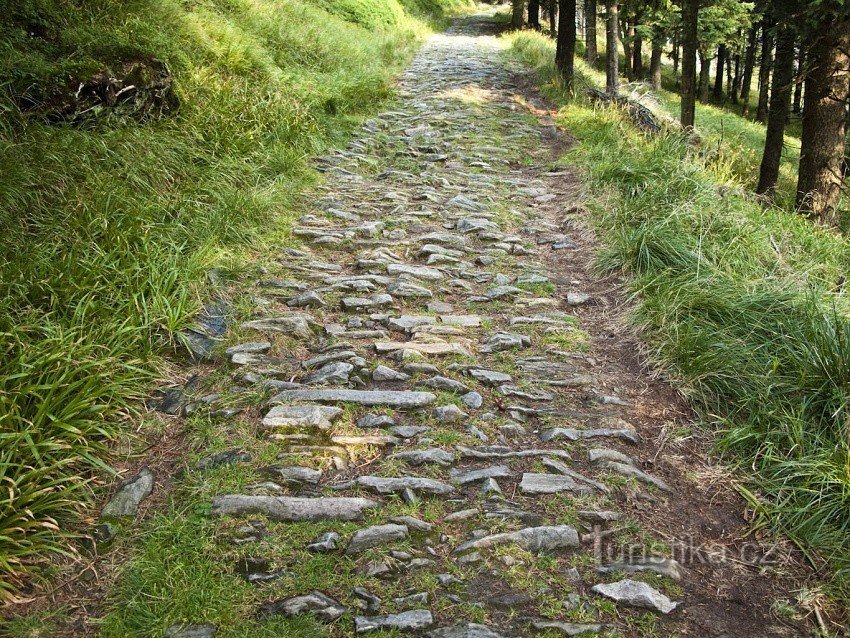 Path with flat stones