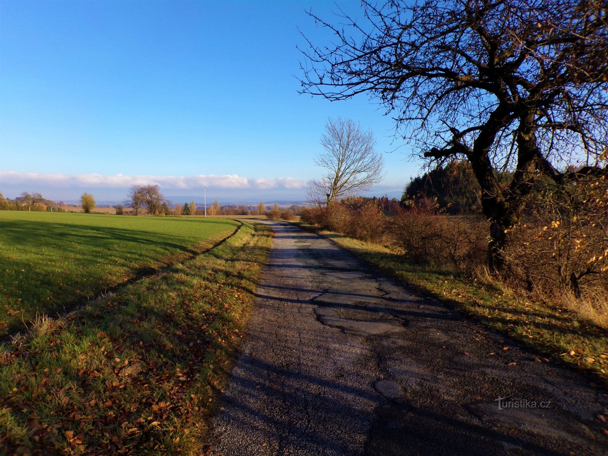 Carretera de Křižanov a Mečov (9.11.2021 de noviembre de XNUMX)