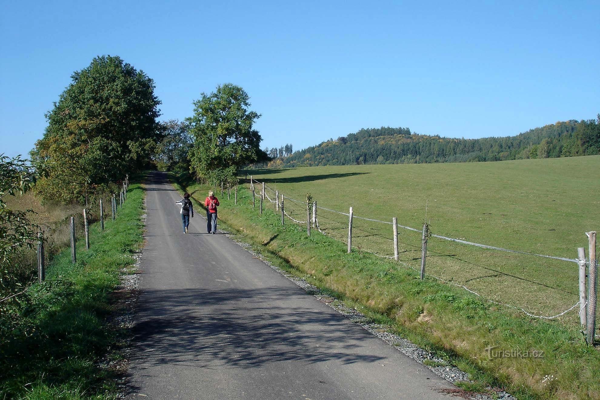 La route de Šumperk