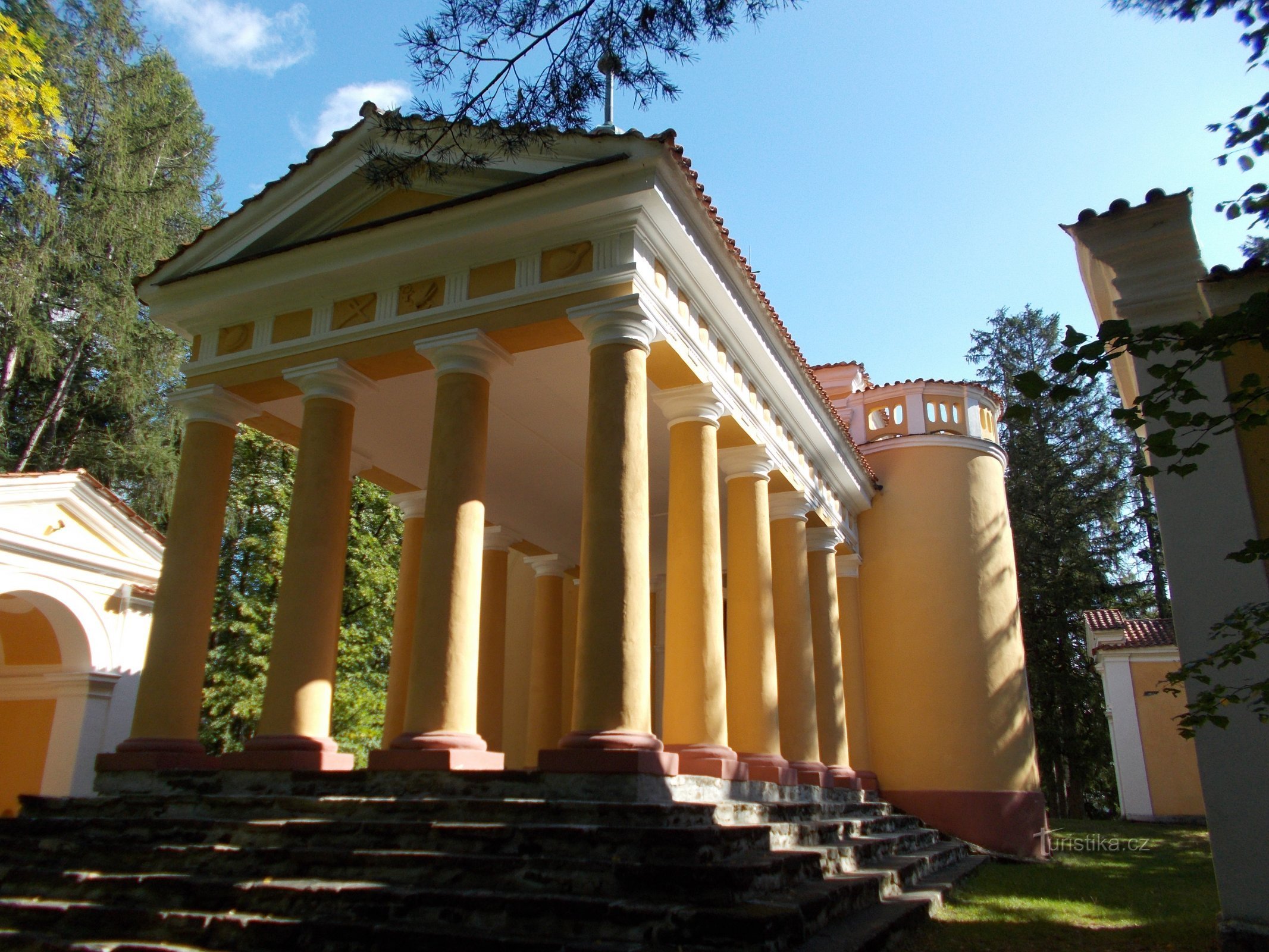 Čestice - chapel of the Ascension of St. Crisis