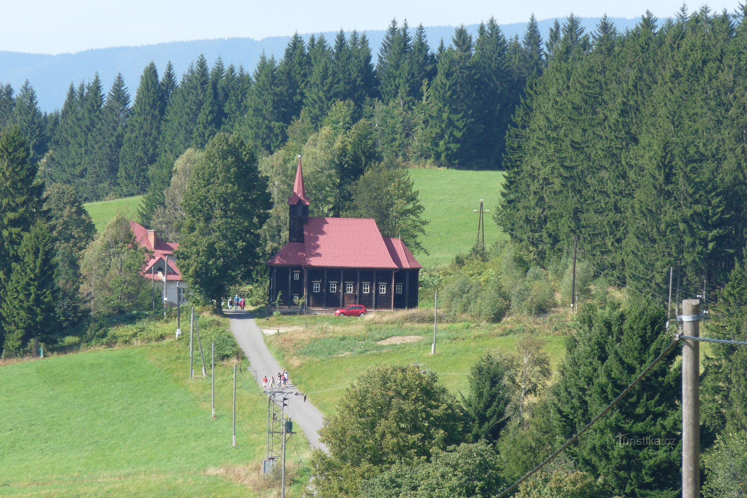 Sur le chemin de Charbulák depuis Švarná Hanka