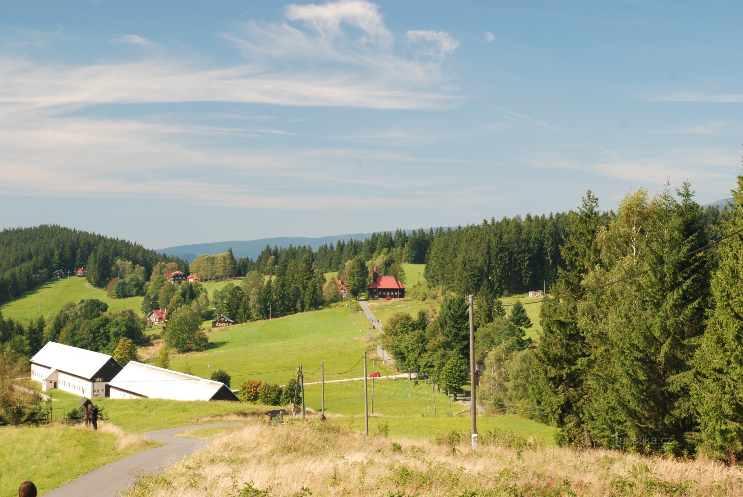 Sulla strada per Charbulák da Švarná Hanka