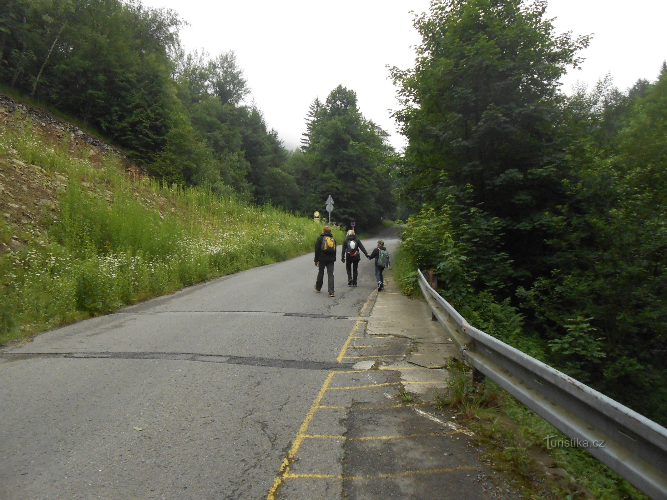 sur le chemin de l'hôtel Bezruč