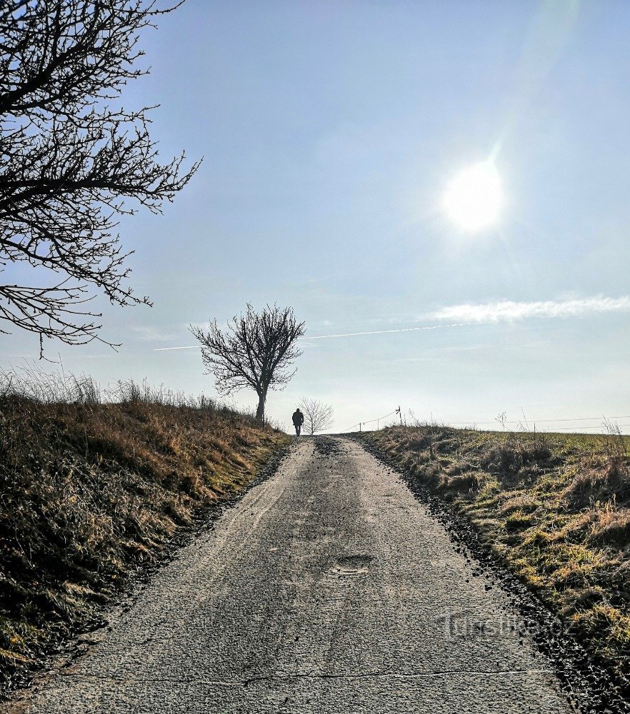 A caminho do miradouro.