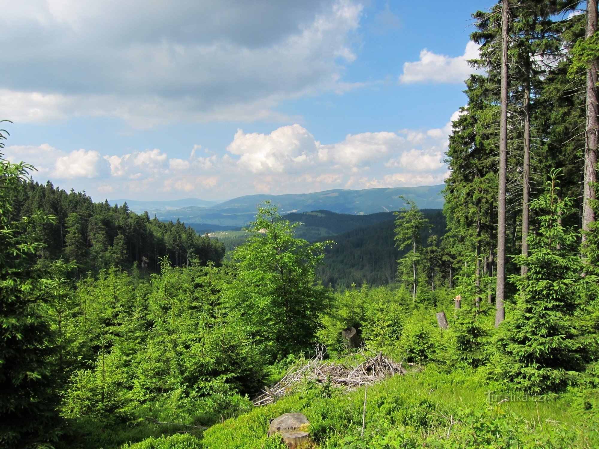 Sur le chemin de Císařská chata