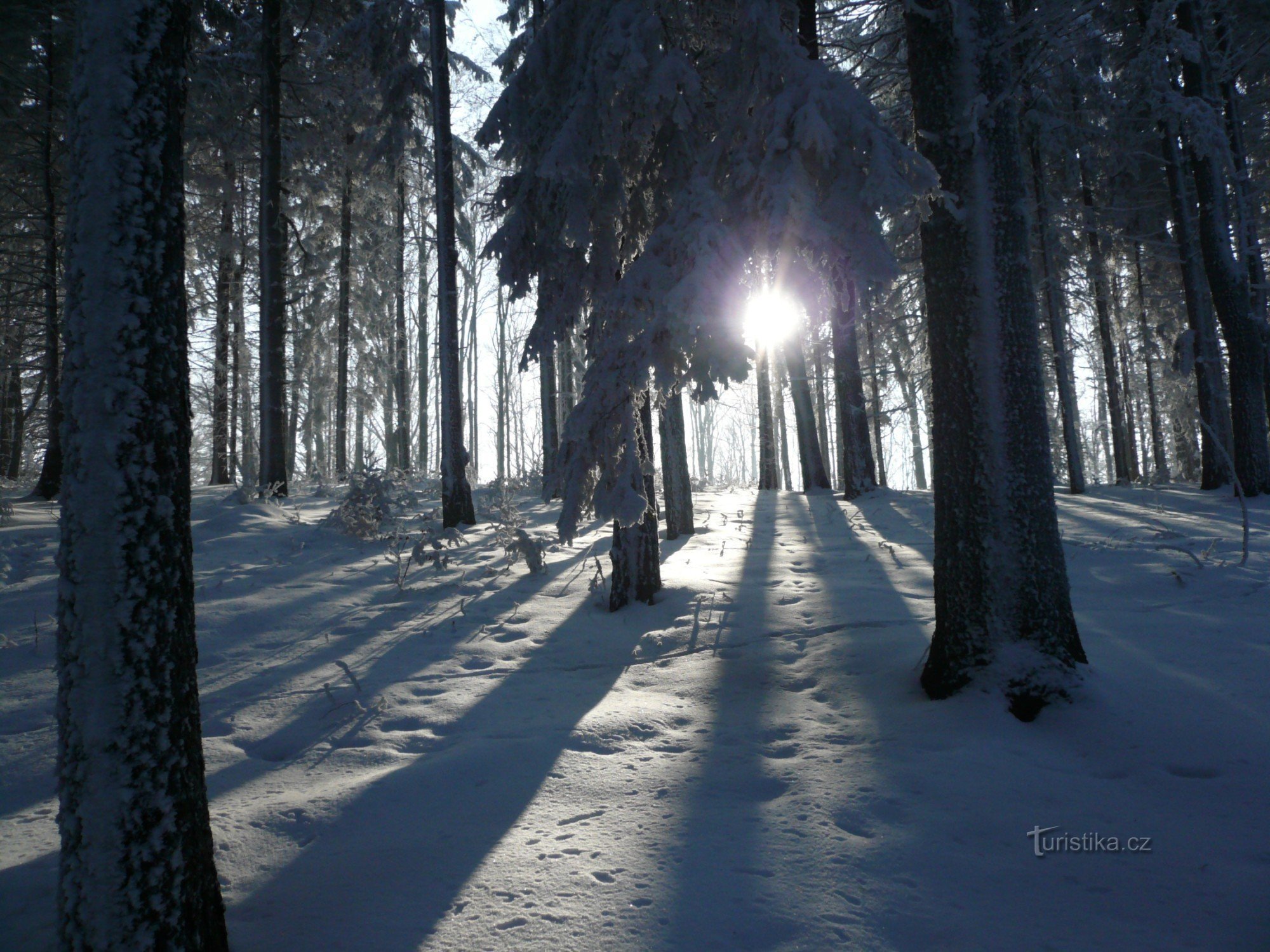 Auf dem Weg zum Gipfel von Godula