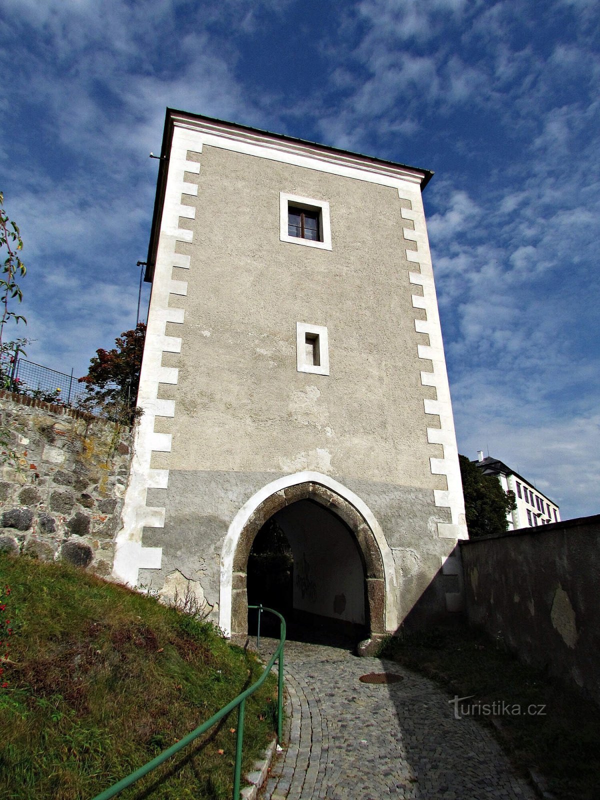 sur le chemin de la colline du château