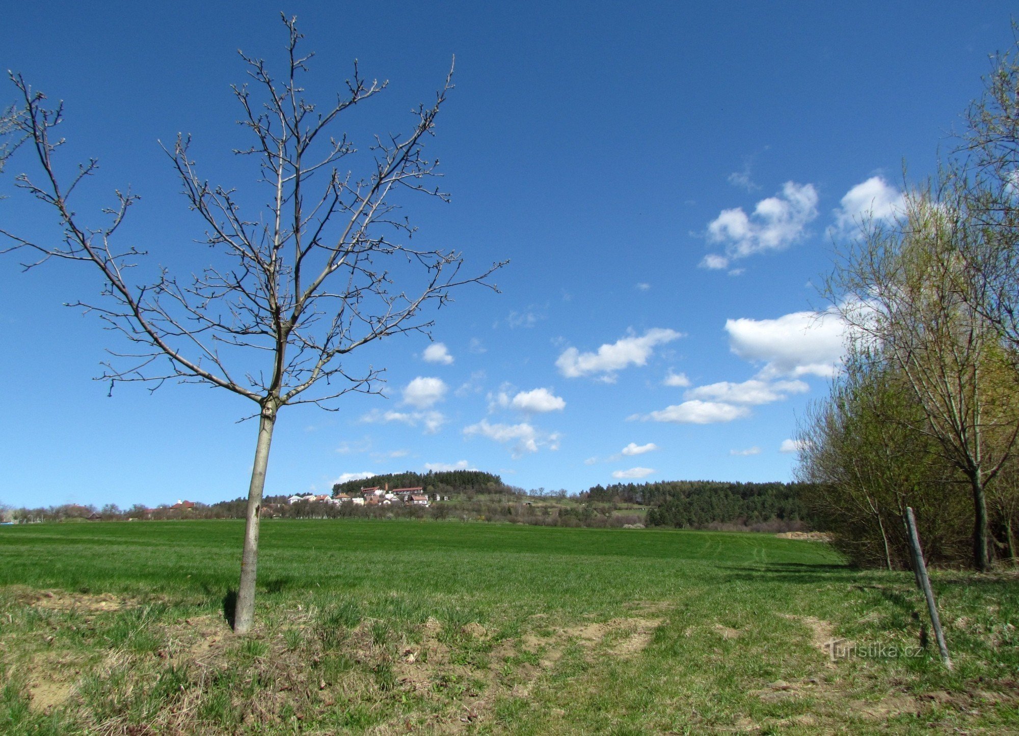 auf dem Weg von Hrobice