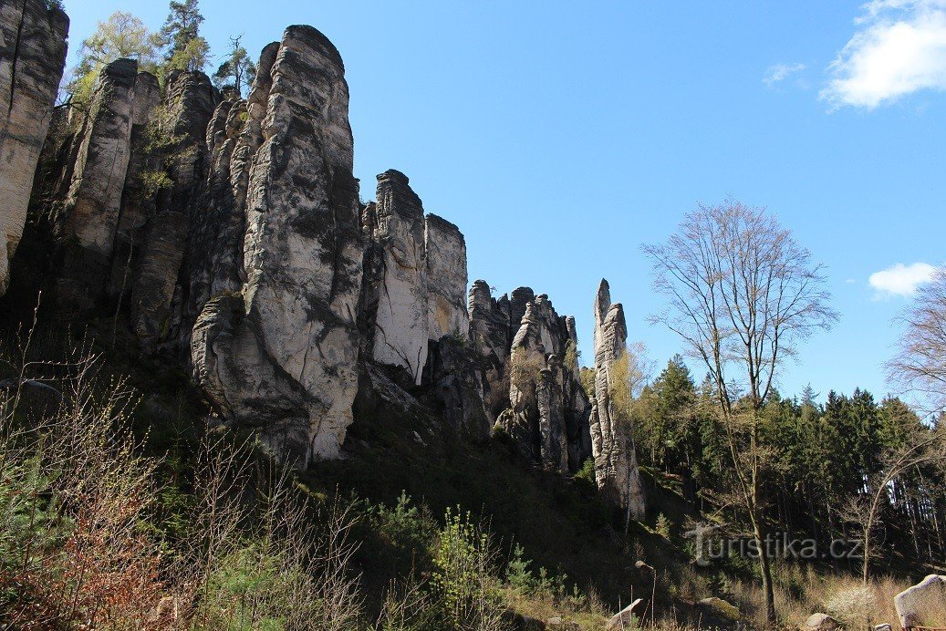 On the way from Točenica to the west