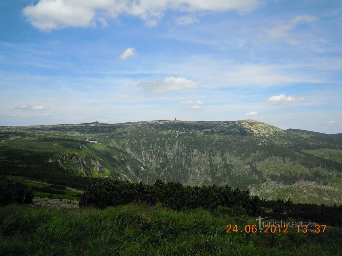 sur le chemin de Medvědín