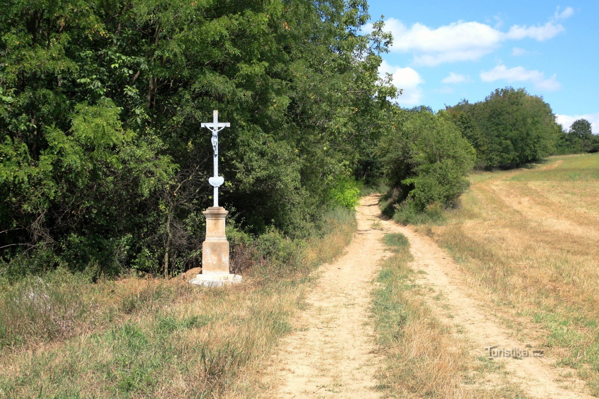 Auf dem Weg von Přední kout nach Kurdějov