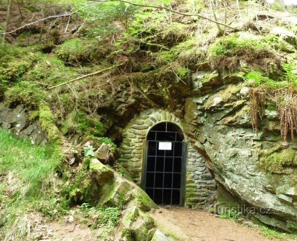 På guldgravernes vej - tunnel