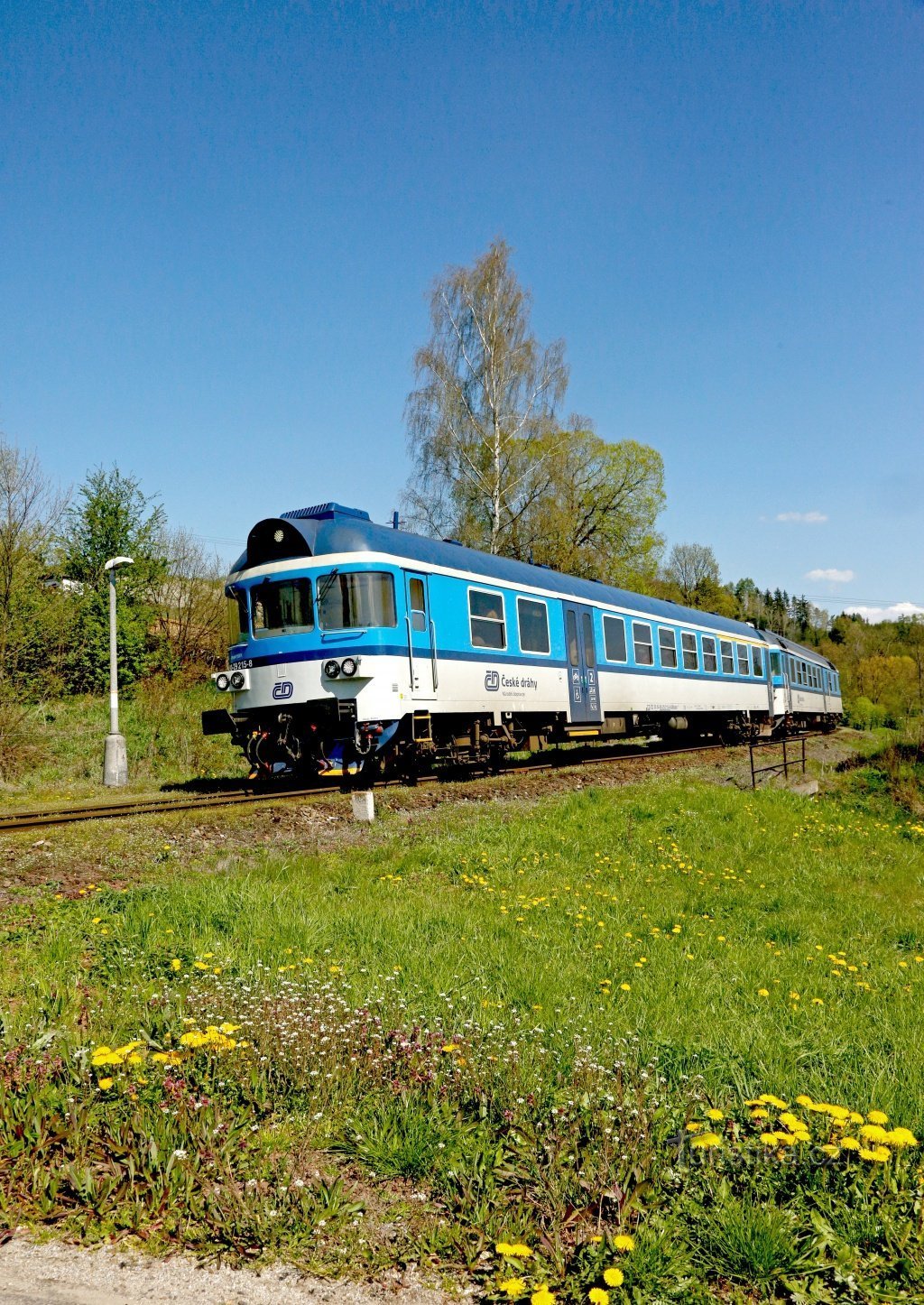 Viajando de trem, fonte: ČD Photo Archive