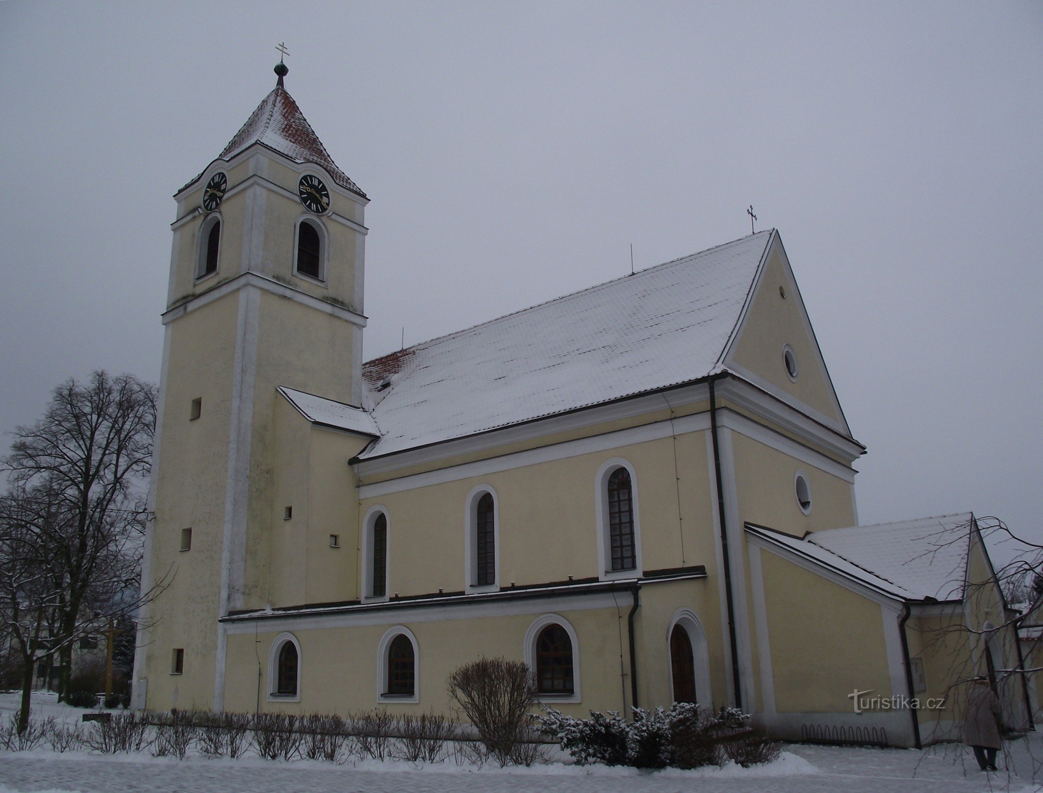 Cetkovice - Kirche St. Philipp und Jakob