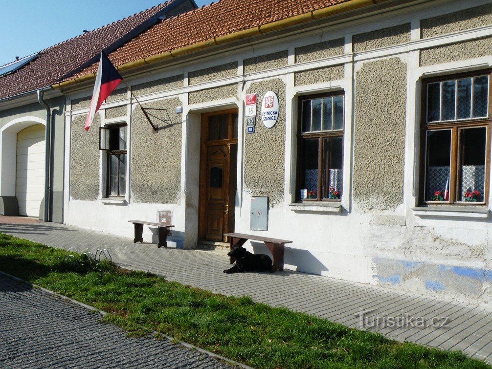 Chetnik station in Kuřimi