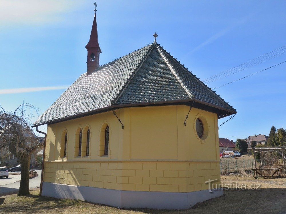Chabičov (Šternberk) – kapellet St. Floriana