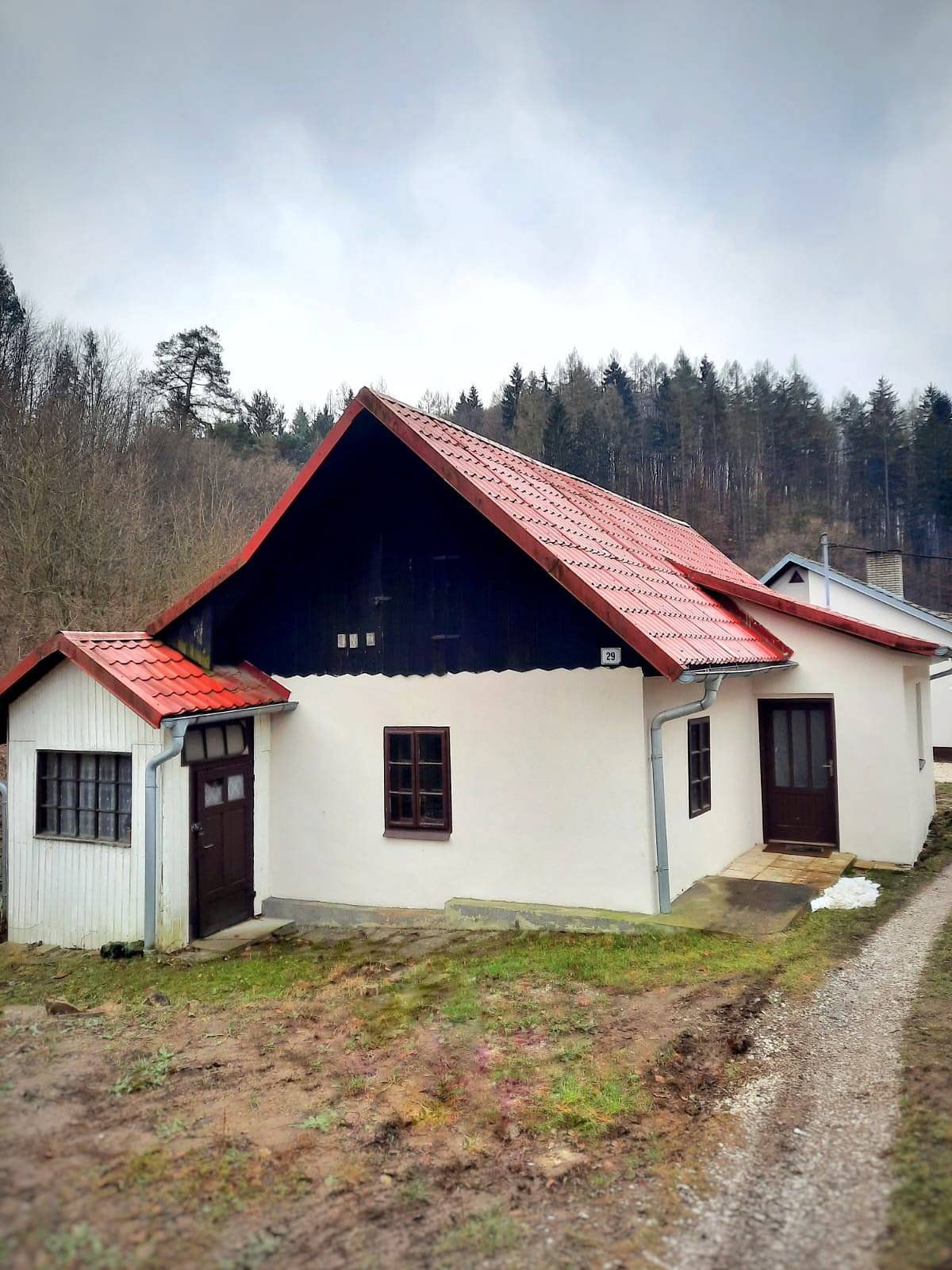 Casa de campo Vlárka vista de frente