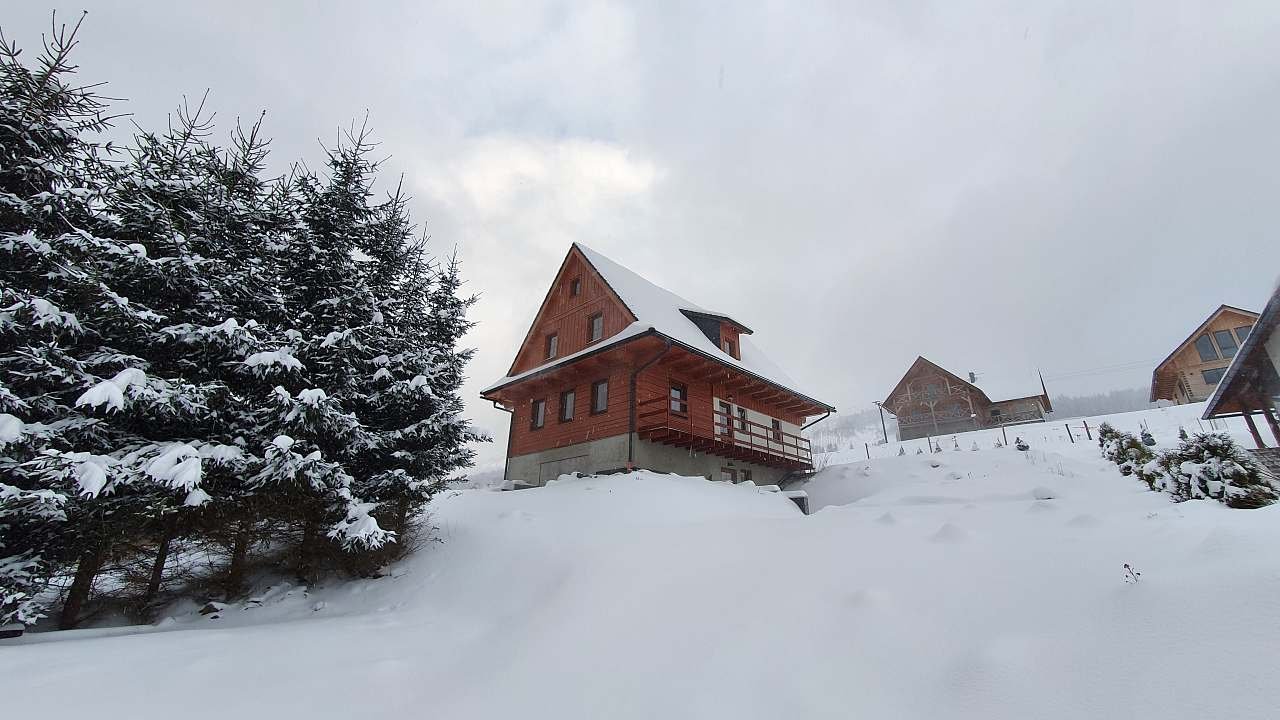 Cabaña Anna en invierno