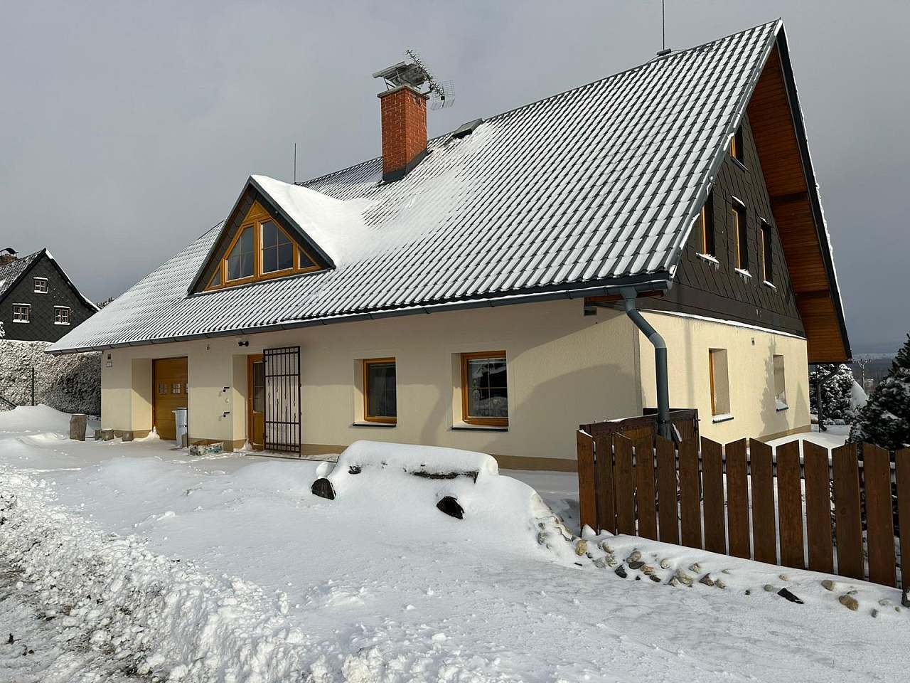 Chalupa Bohumírka - exteriér zima