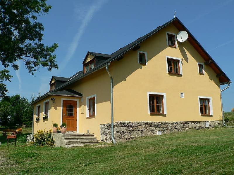 Hütte Háj 1 im Erzgebirge