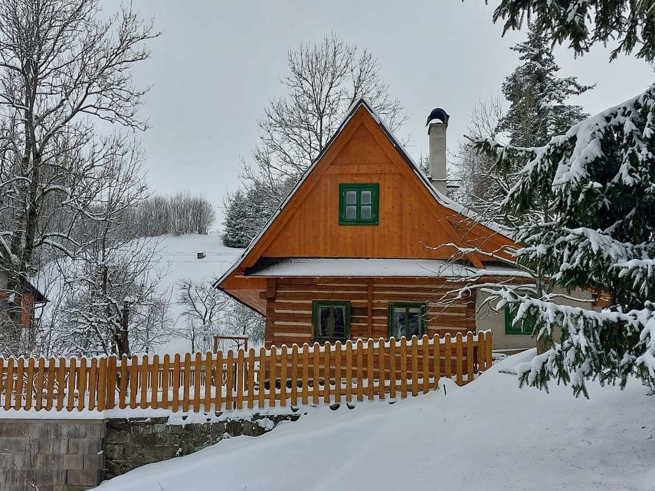 Chalupa Helenka - zimní