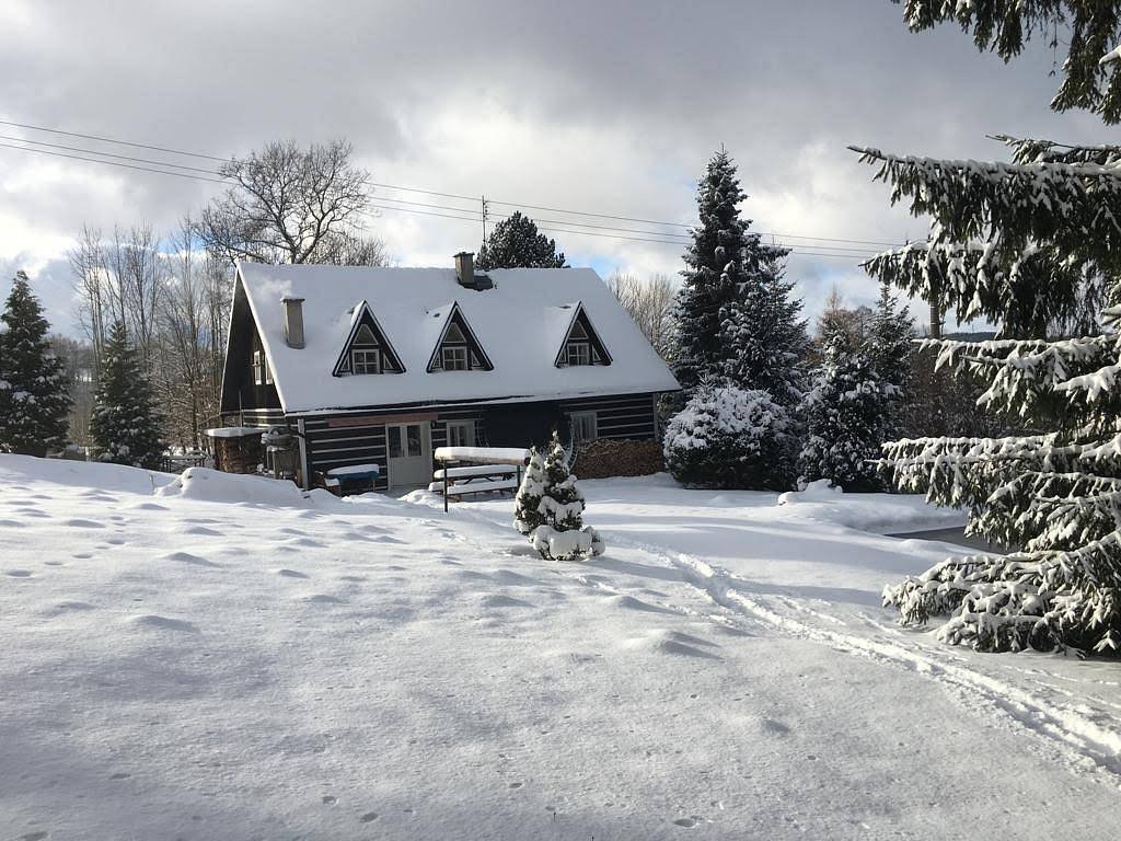 Hütte Kristýnka im Winter